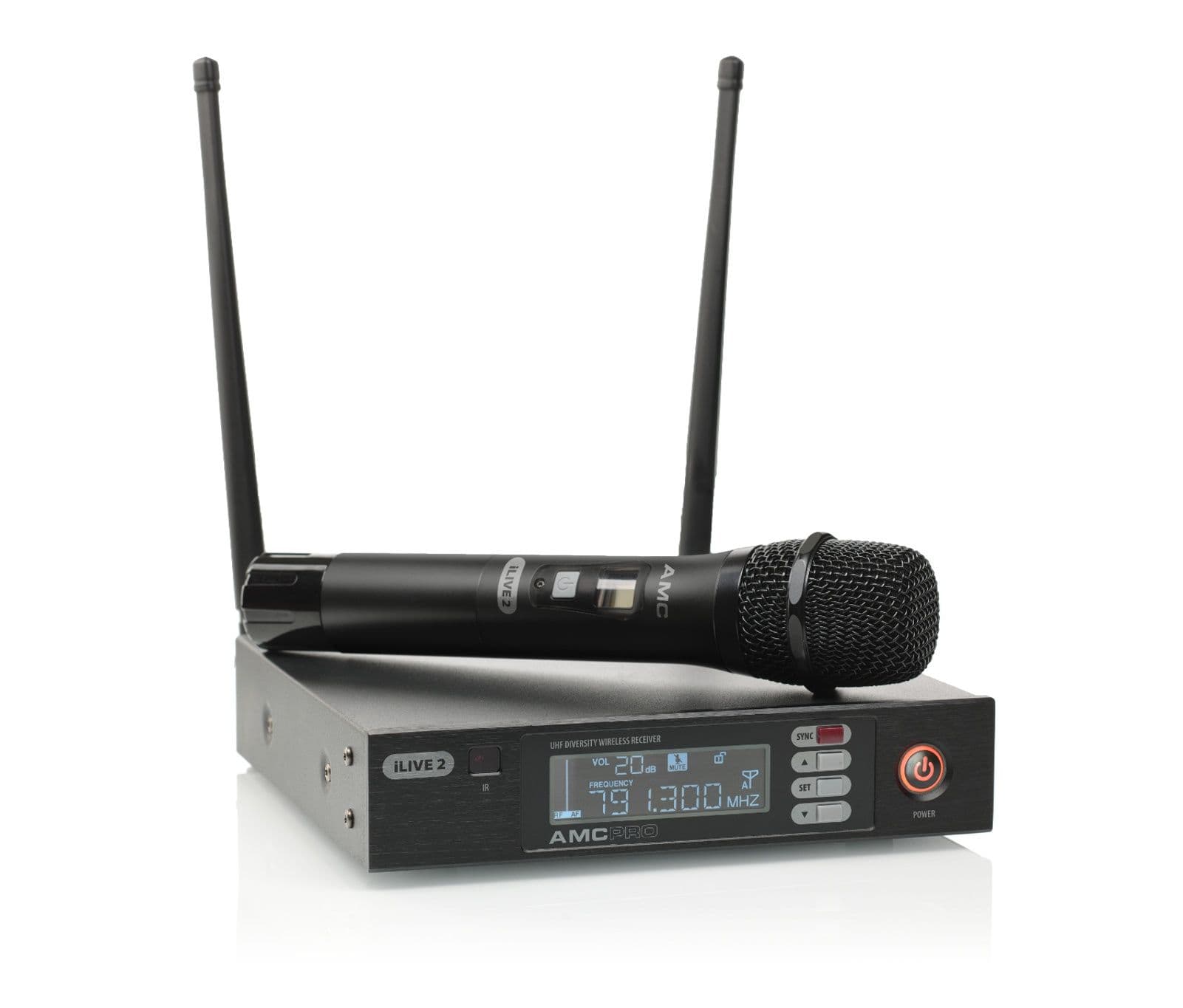 AMC iLive2HH Handheld Wireless Microphone System Audiologic