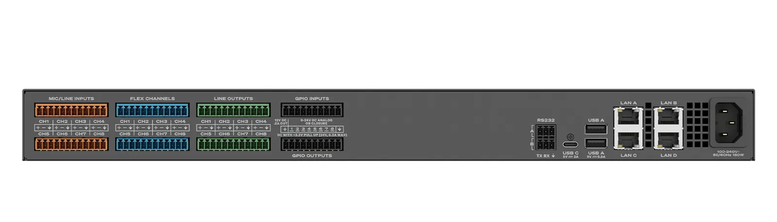 Q-SYS Core24F Network + Analog I/O Processor | Audiologic